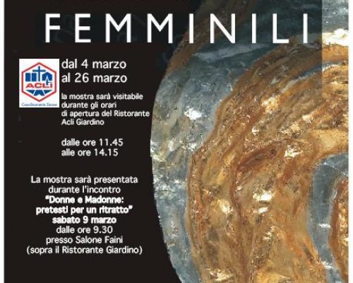 04/03/2013 – Mostra con occhi femminili